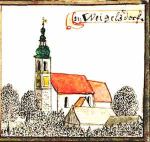 Weigelsdorf - Kościół, widok ogólny